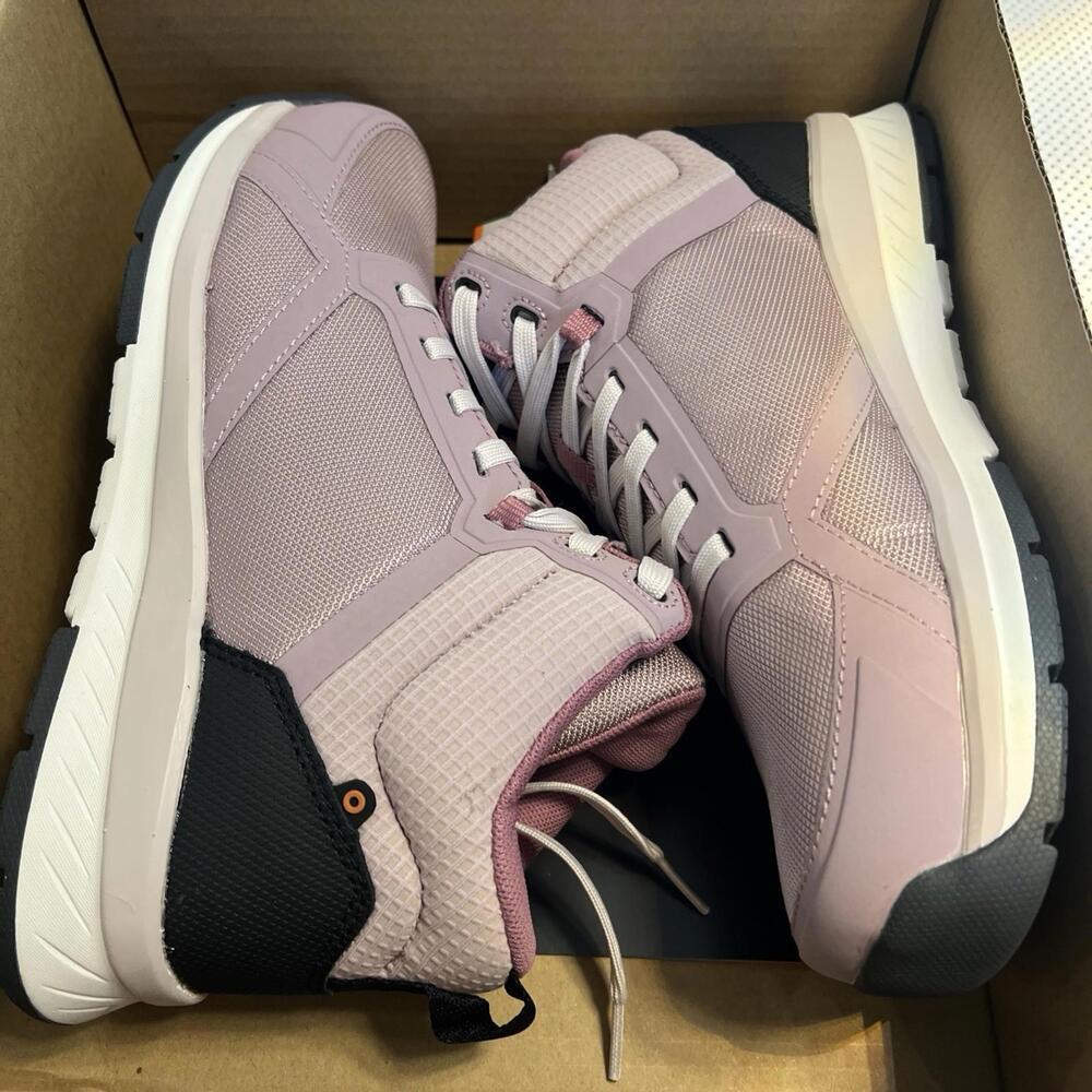 $130 Bogs Womens Sandstone Mid Composite Safety Toe  9.5 Ankle Boots Misty Rose - Picture 6 of 8